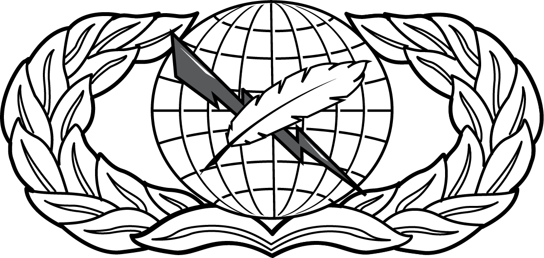 Air Force Public Affairs AFSC Badge Air Force Public Affairs AFSC Badge
